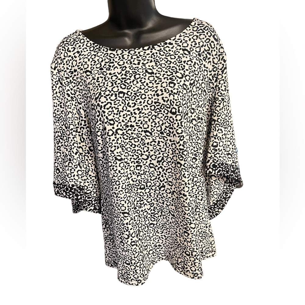 COCO BIANCO Animal, Print Bell, Sleeve, Top Size‎ M - Picture 5 of 13